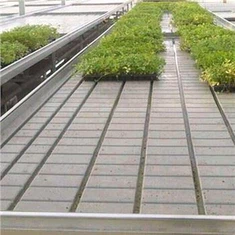 Banco de vazante e fluxo para vegetais com efeito de estufa